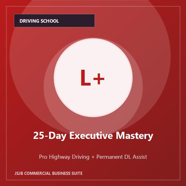 25-Day Master Driving Course + DL
